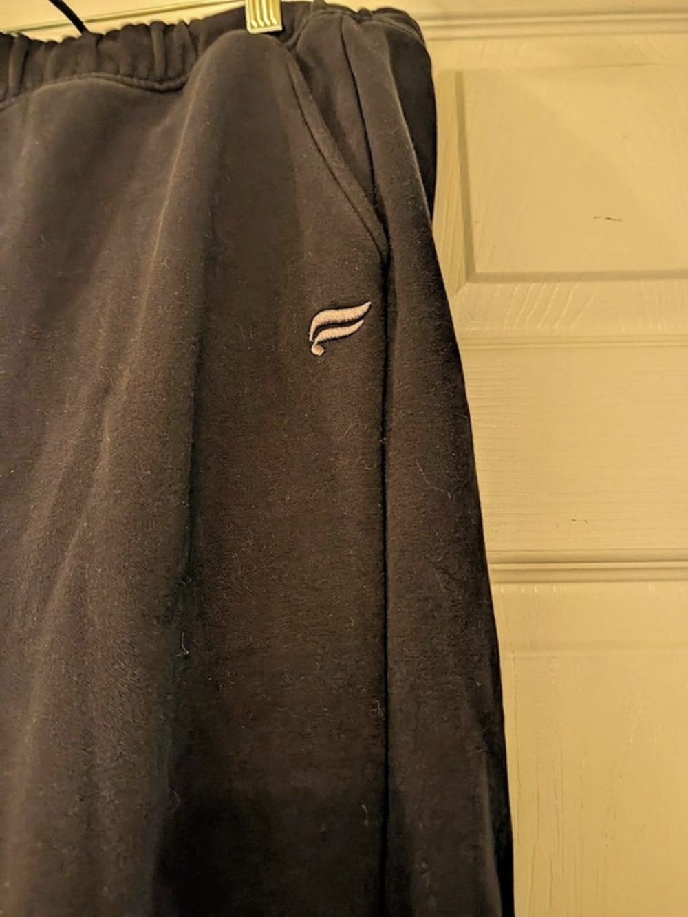 Fabletics Cozy Fleece Wide Leg Sweatpant Black Small
